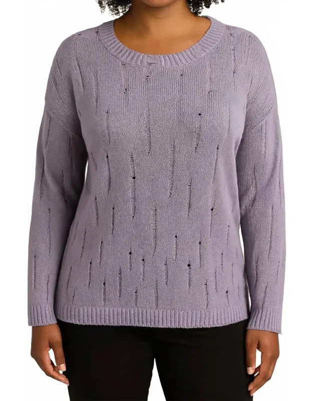 Undone Boat Neck Sweater