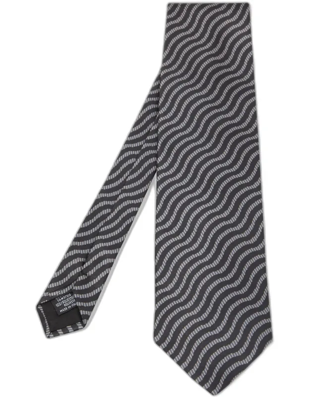 Printed Satin Tie