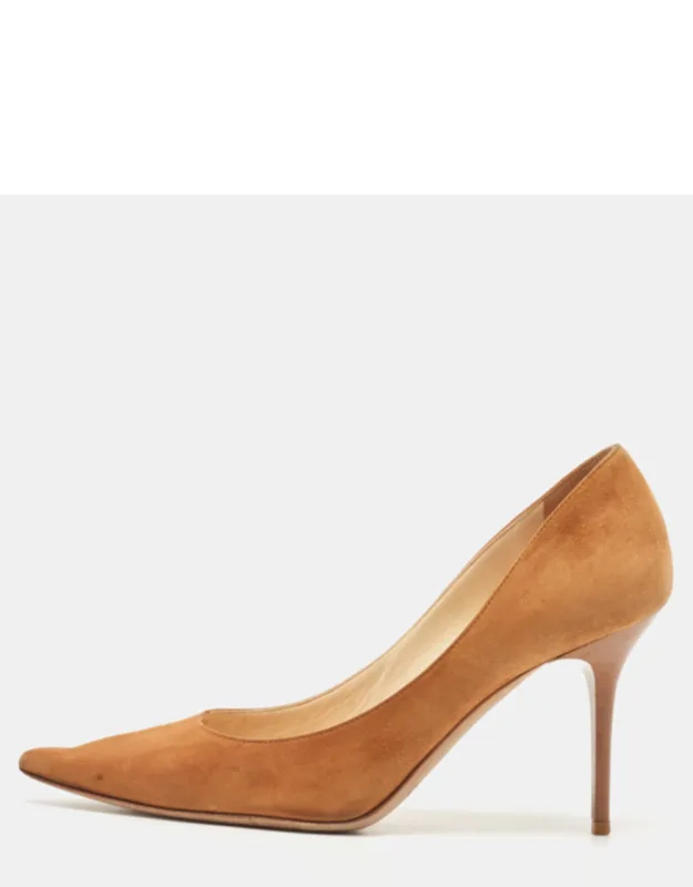 Tan Suede Agnes Pump