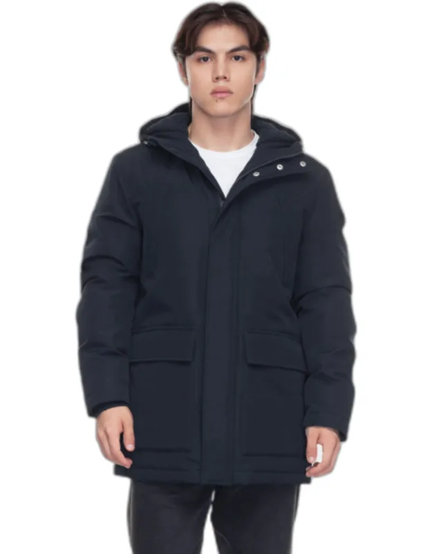 Parka Jacket With Fleece Hood