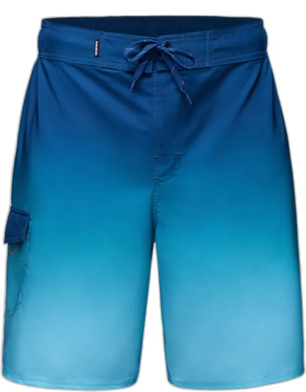 9" Half Elastic Waist Board Swim Shorts