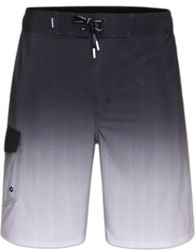 9" Half Elastic Waist Board Swim Shorts