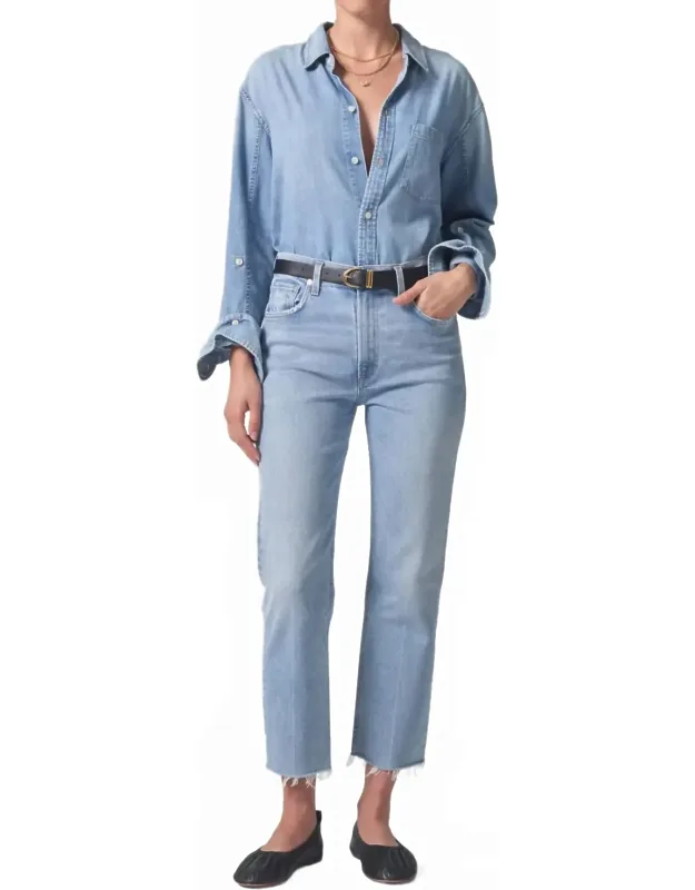 Daphne Crop High Rise Jeans