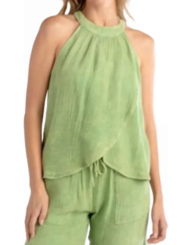 Tulip Halter Tank Top