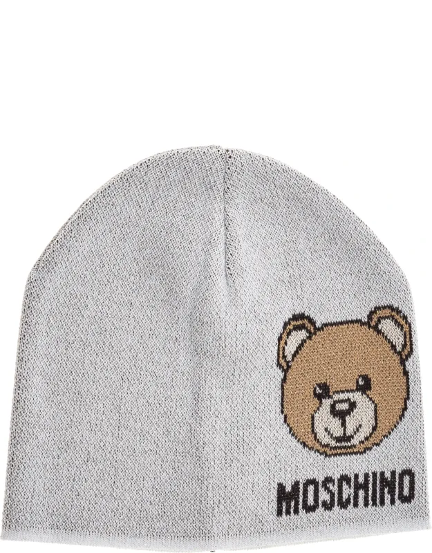 Teddy Bear Beanie New With Tags, Logo
