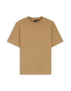 Cotton-blend T-shirt With Bubble-jacquard Structure
