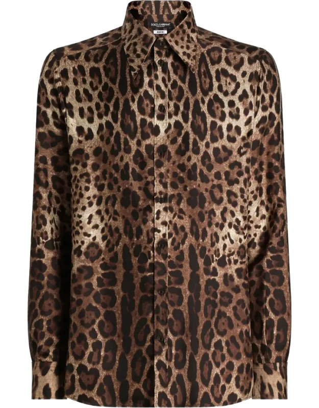 Leopard-print Shirt