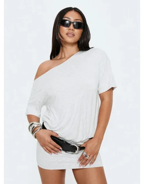 Off Shoulder Drapey Mini Dress