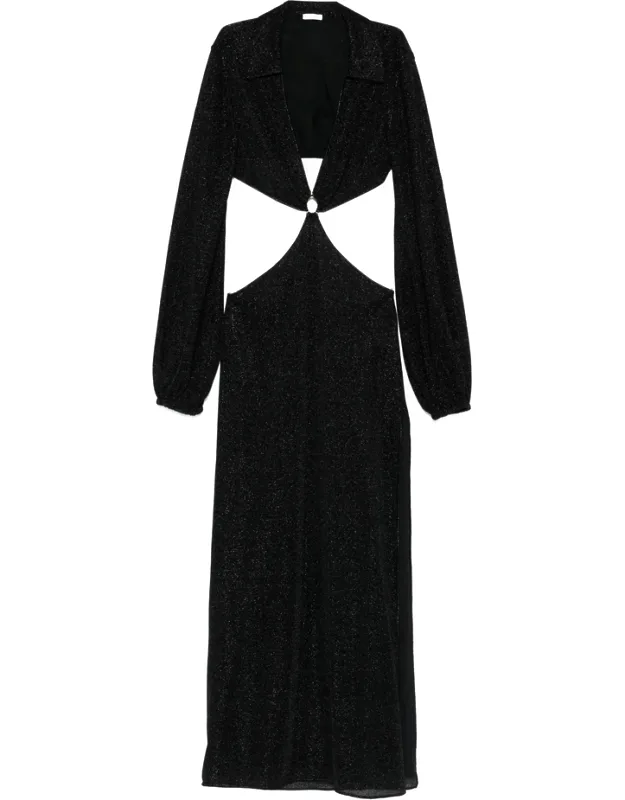 Cutout Ring Maxi Dress