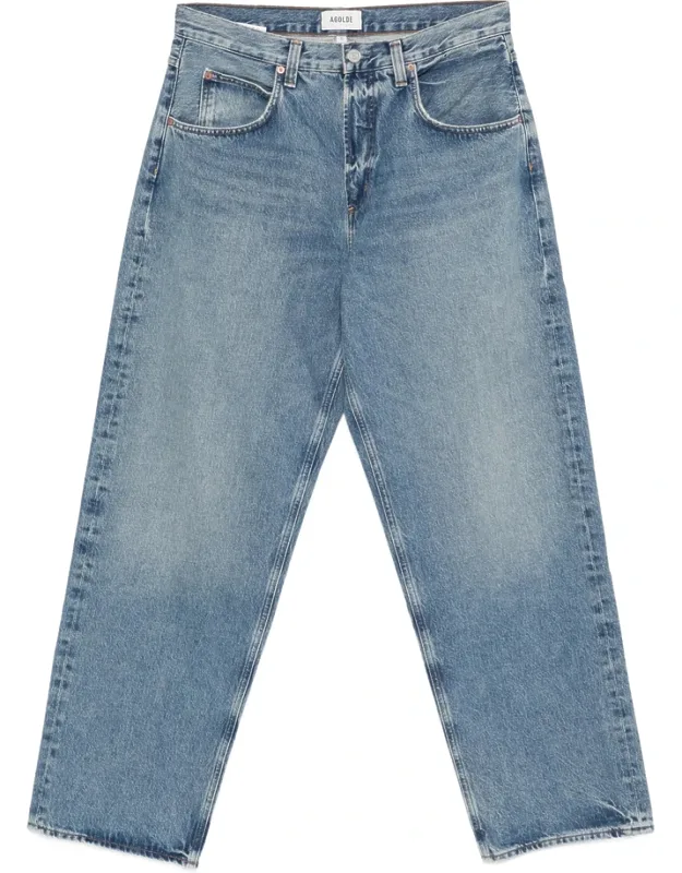 Agolde Fusion Jeans With Five Pockets And Belt Loops