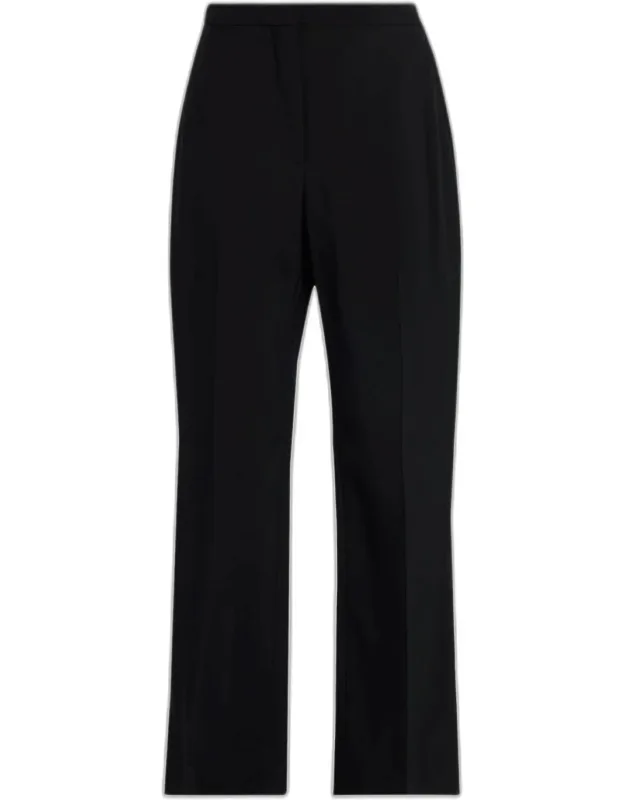 Mid-rise Slim-leg Ankle Trousers