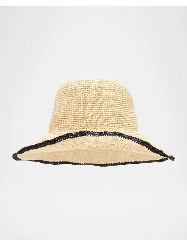 Two-tone Paper Straw Hat