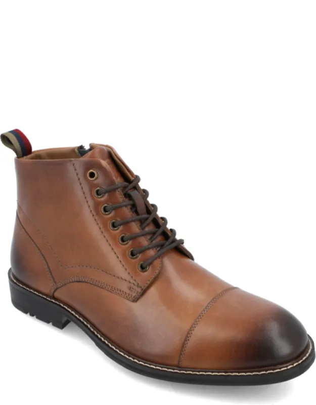 Avrum Cap Toe Ankle Boots