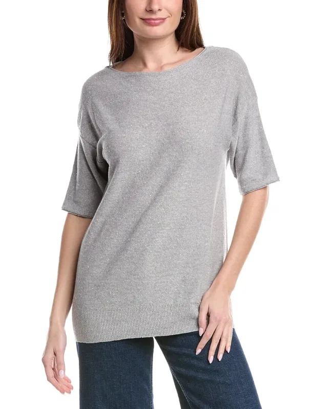 Relaxed Linen-blend Pullover