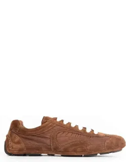 Sneakers Nylon+scamosciato