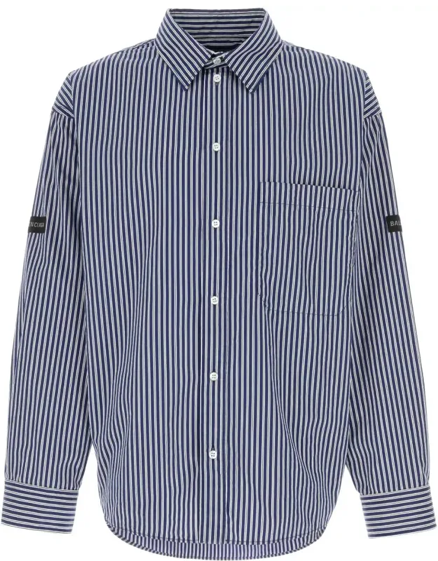 Embroidered Poplin Shirt