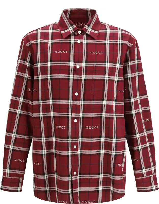 Multicolour Tartan Cotton Jacquard Shirt