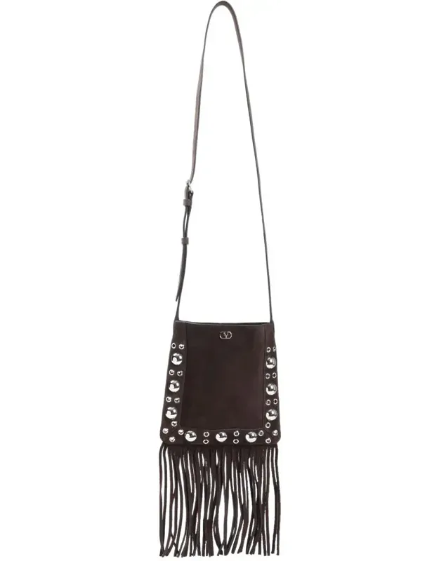 Shoulder Bag Small Cross Body Bag, Fringed Hem