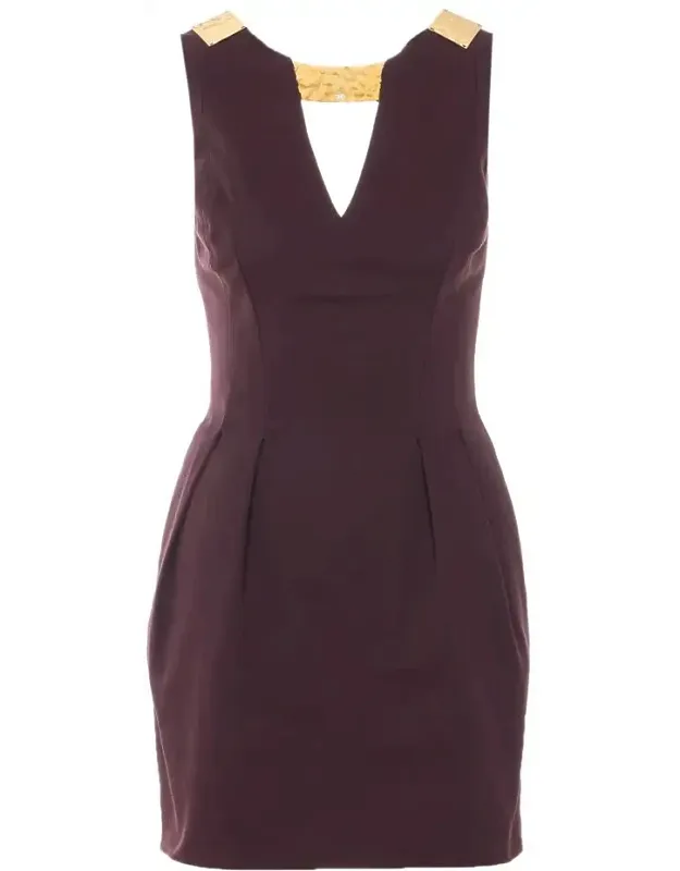 Dress V-neck Sleeveless