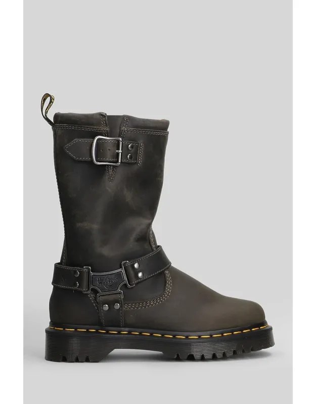 Anisotne Hi Low Heel Ankle Boots
