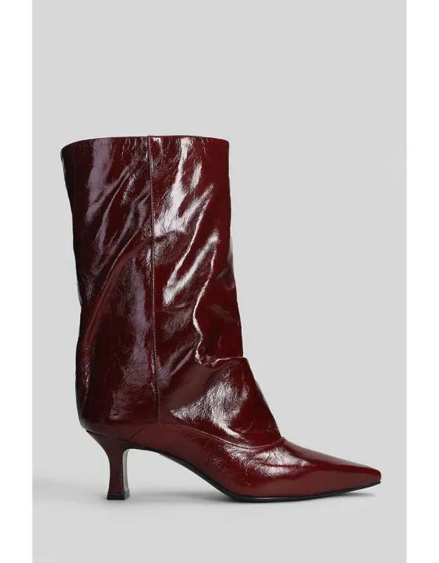 High Heels Boots With Pointed Toe And 60 Mm Heel