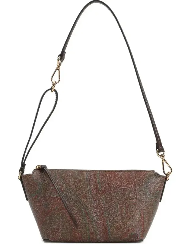 Bag With Adjustable Detachable Shoulder Strap, Paisley Print