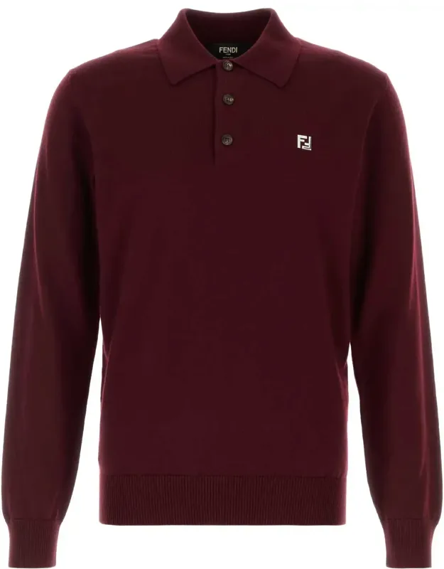 Stretch Wool Polo Shirt