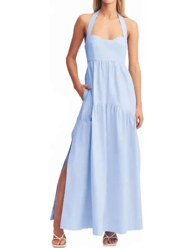 Halter Neck Maxi Dress