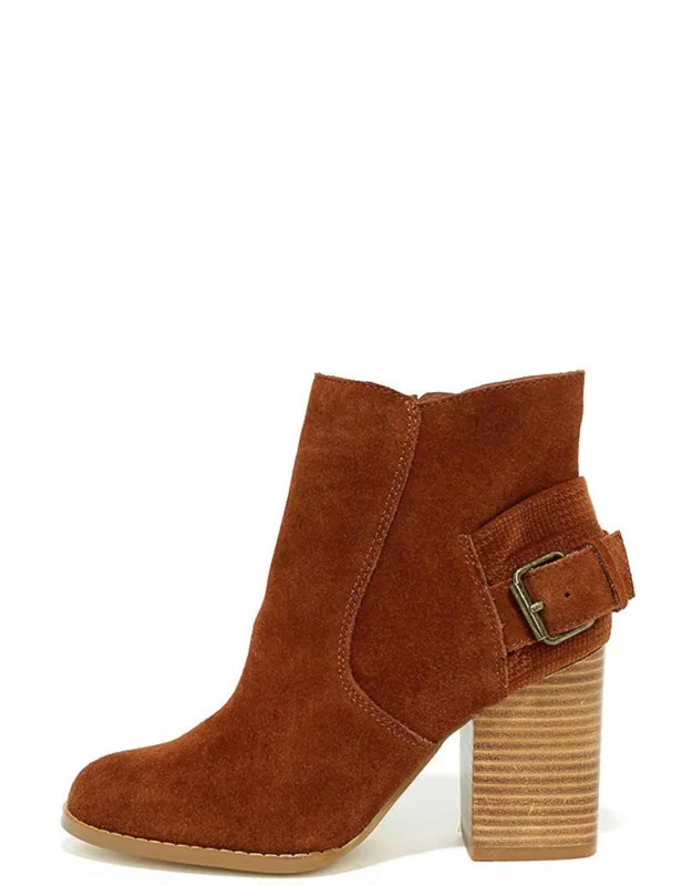 Lorenza Suede Booties