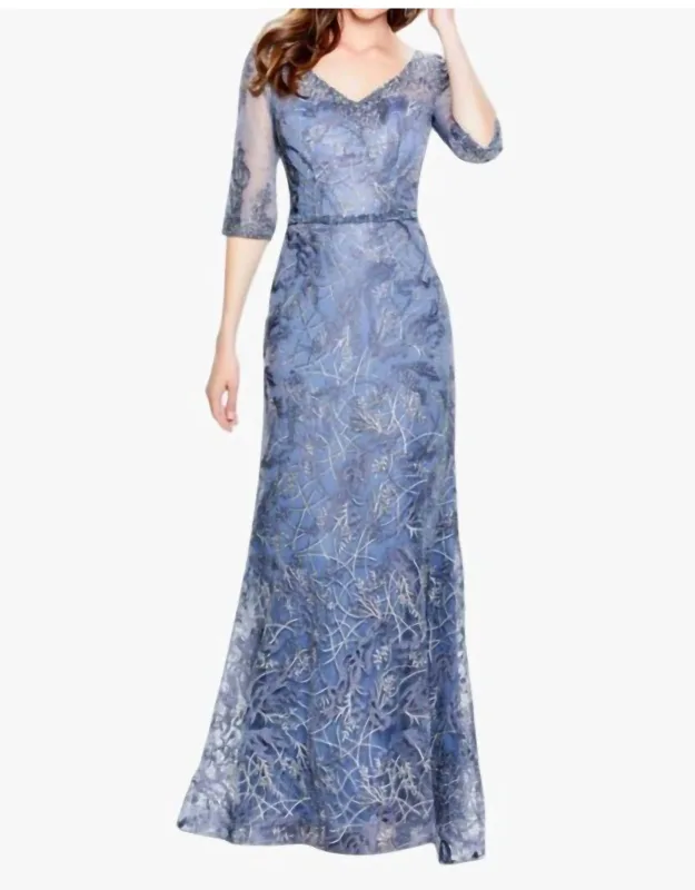 Illusion Sleeve Lace Dress