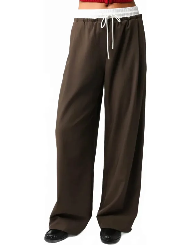 Drawstring Track Pants