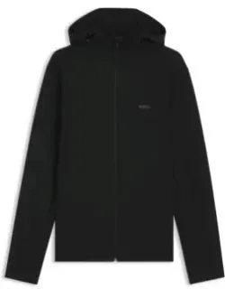 Reflective-detail Zip-up Hoodie With Odour Control