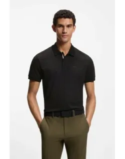 Printed Polo Shirt In Cotton Piqué