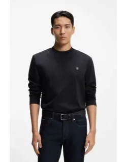 Mercerised-cotton T-shirt With Double B Monogram