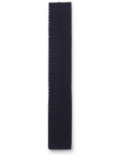 Knit Tie In Silk