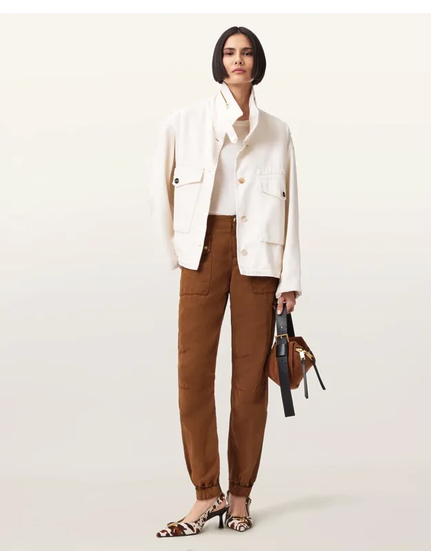 Cargo Linen Blend Pants