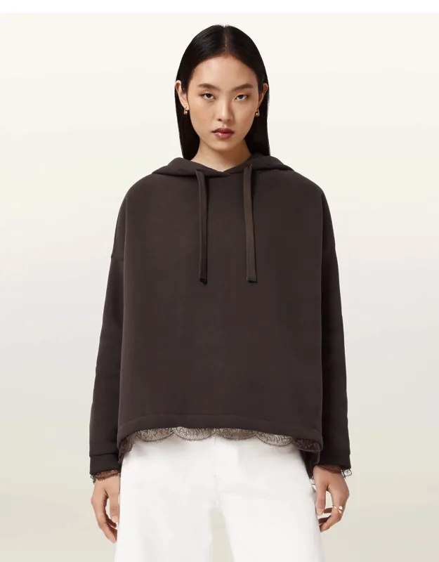 Nia Lace Relaxed Fit Hoodie