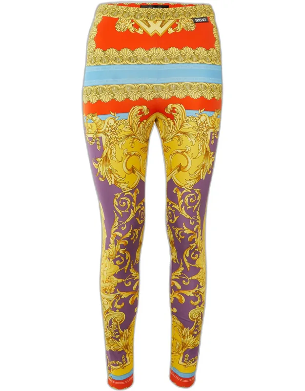 Multicolor Heritage Print Jersey Leggings