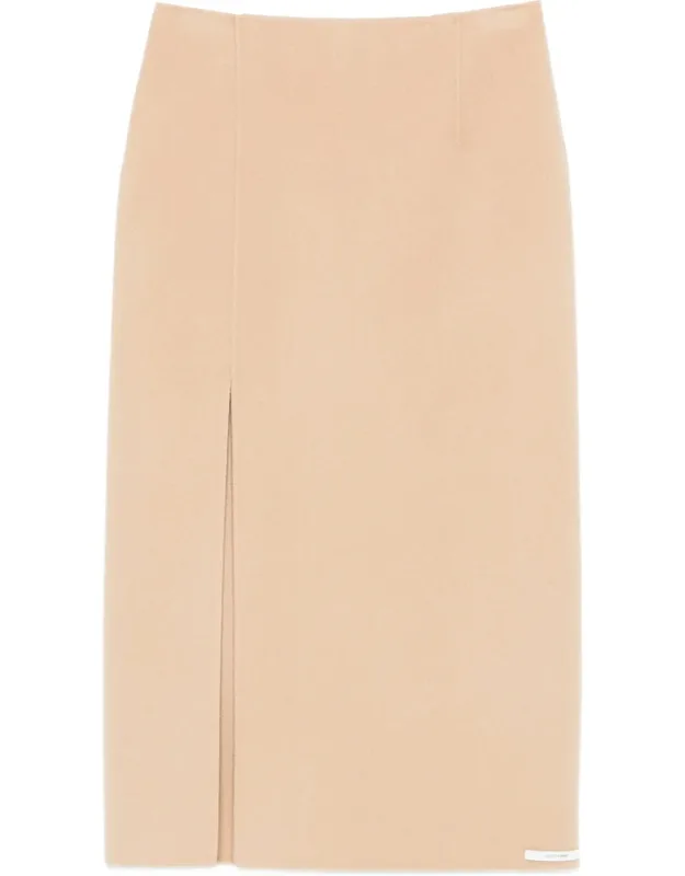 Slit Pencil Skirt