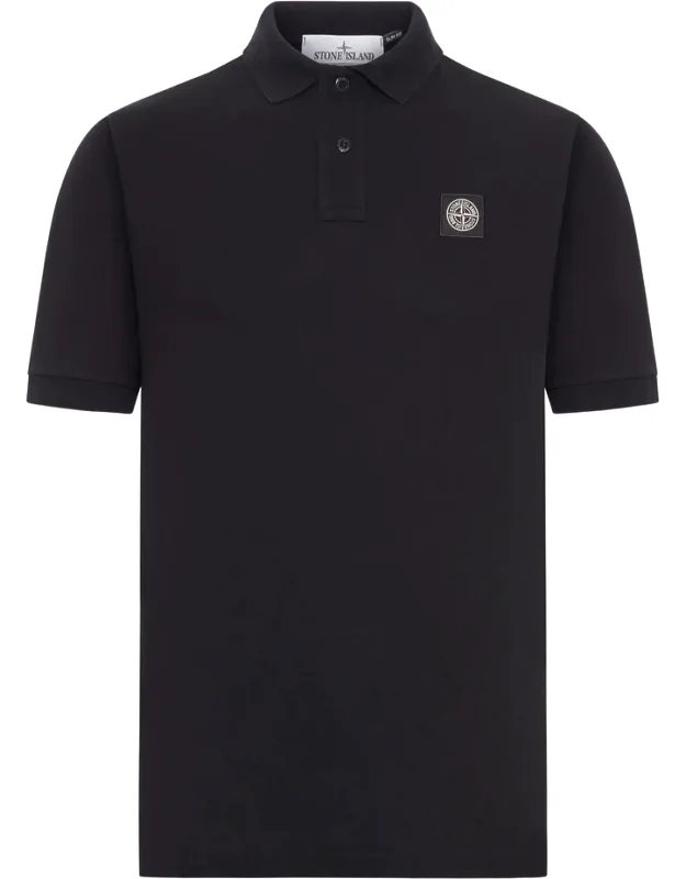 Compass Logo Patch Polo Shirt