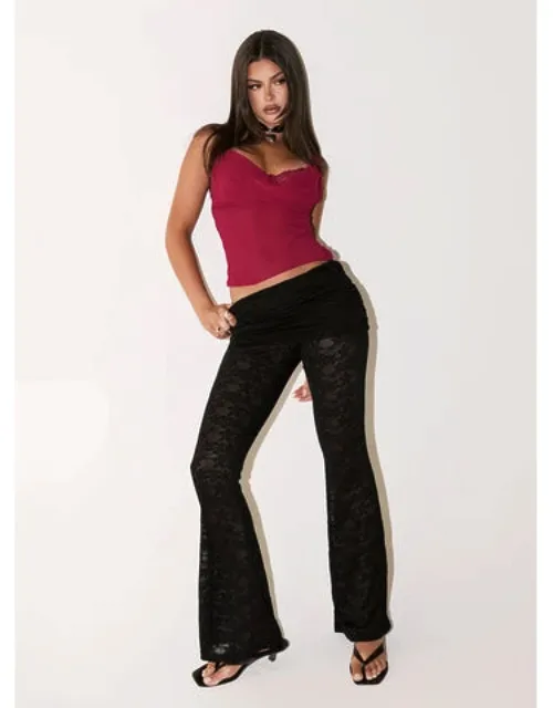 Lace Flare Pants