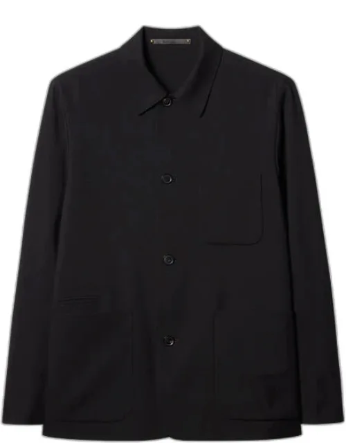 Two-ply Hopsack Wool Work Jacket