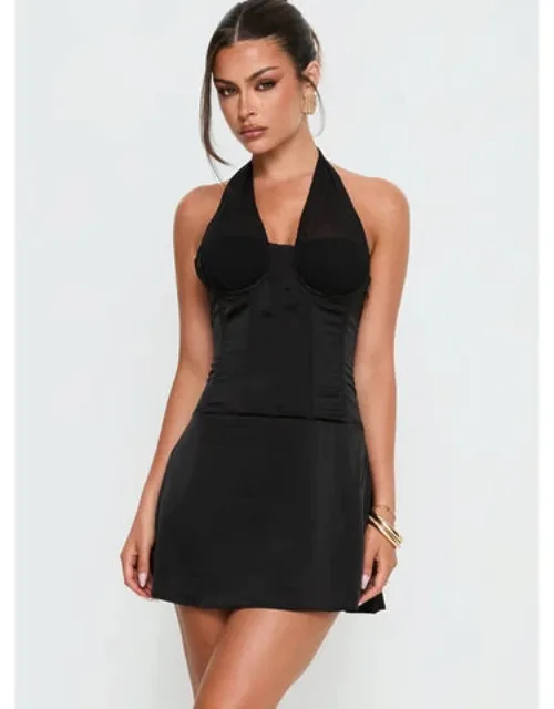 Halter Corset Mini Dress