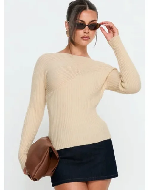 Ribbed Long Sleeve Top