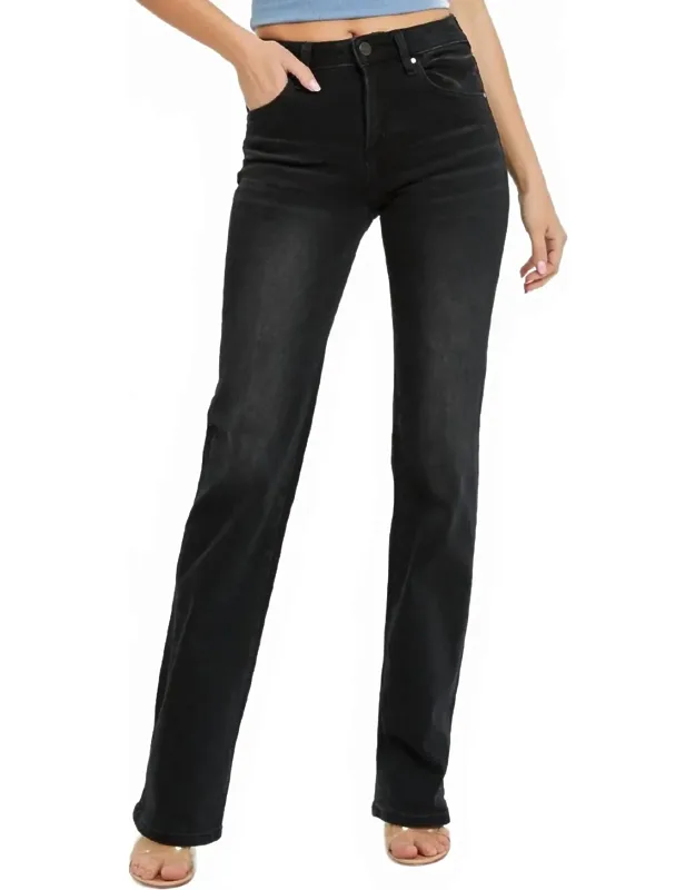 Mid-rise Slim Straight Jeans