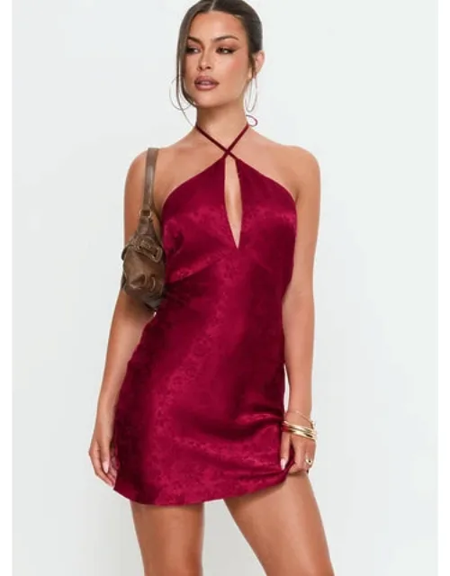 Vanezia Halter Mini Dress
