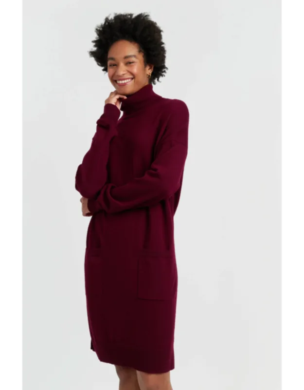 Wool-cashmere Mini Rollneck Dress