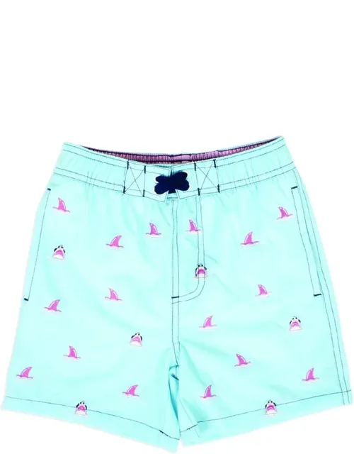 Water Appearing Swim Trunks