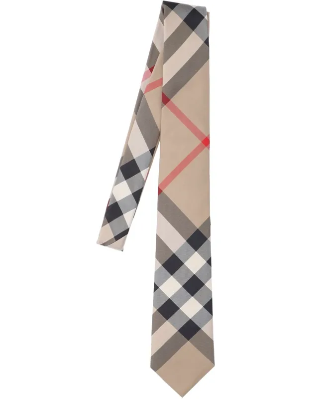 Tartan Pattern Tie