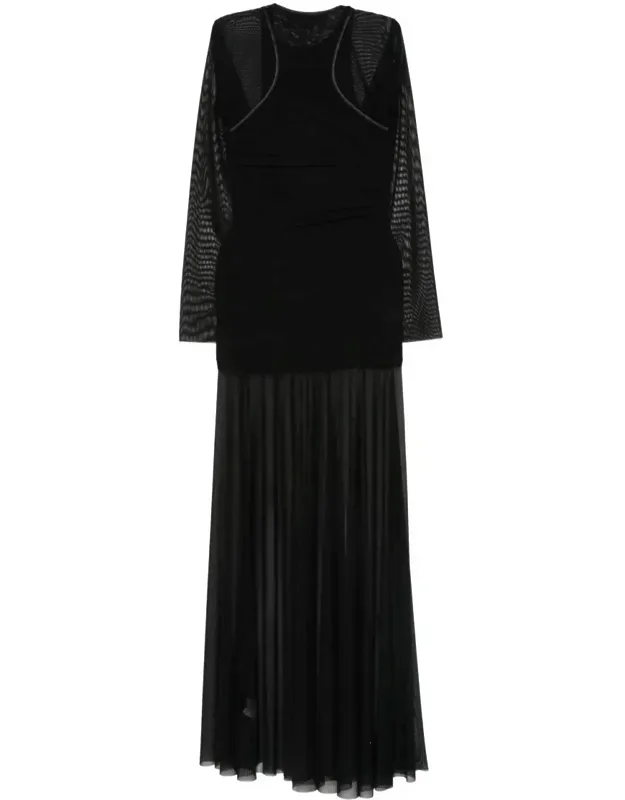 Sheer Layered Dress